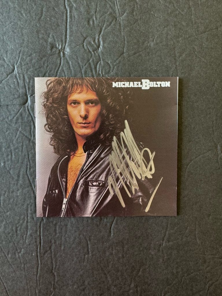 Michael Bolton Signed CD Self Titled JSA COA Autographed Music