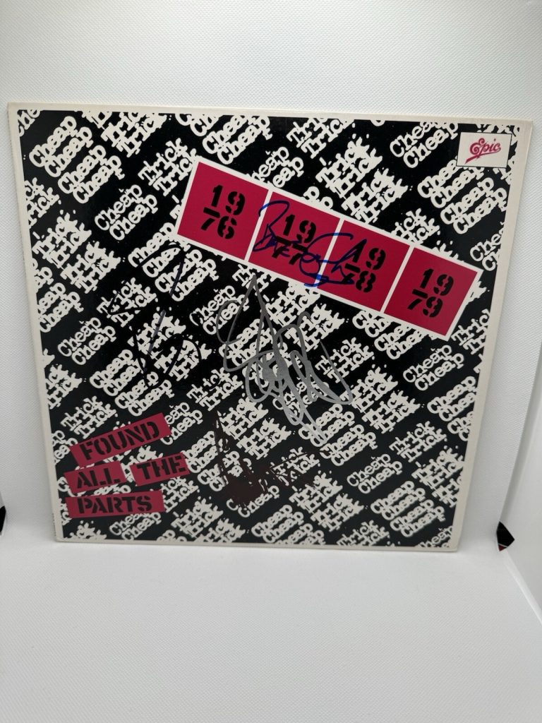 CHEAP TRICK Signed Vinyl FOUND ALL THE PARTS x4 Nielsen ZANDER Tom BUN E JSA LOA