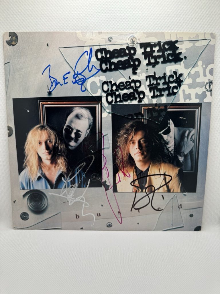 CHEAP TRICK Signed Vinyl BUSTED x4 Nielsen ZANDER Tom BUN E JSA LOA Autographed