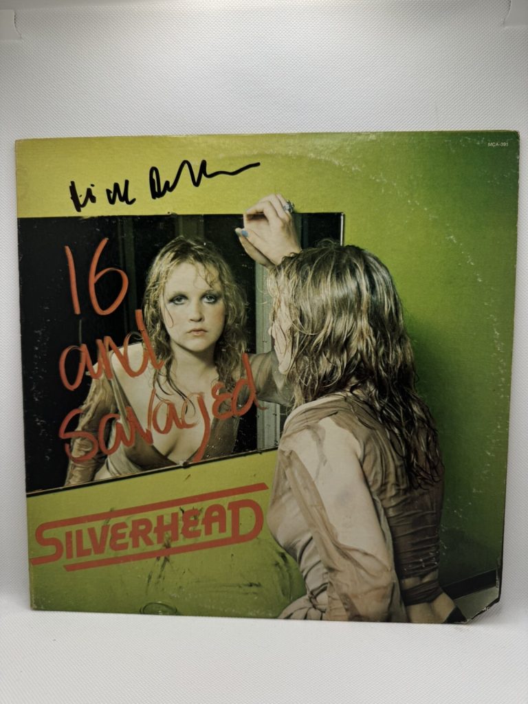 Michael Des Barres Signed Vinyl Silverhead 16 and savaged Autographed JSA COA