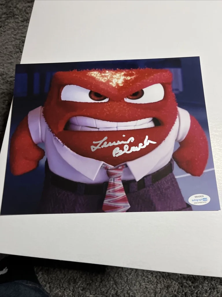 COMEDIAN LEWIS BLACK SIGNED PHOTO ACOA CERTIFIED Inside Out Sponge Bob