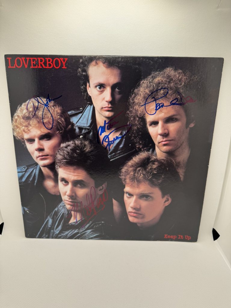 LOVERBOY Signed Keep It Up Vinyl Jsa 4 Autographed MIKE RENO Paul Dean DOUG Matt