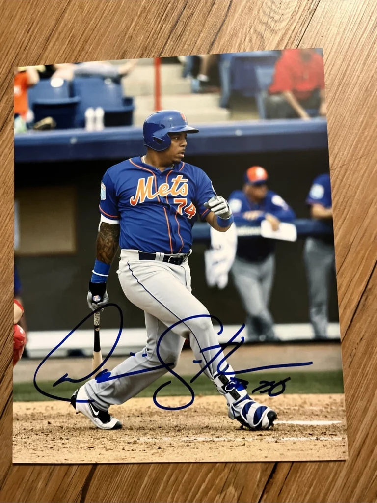 Dominic Smith Signed Autographed Photo NEW YORK METS COA