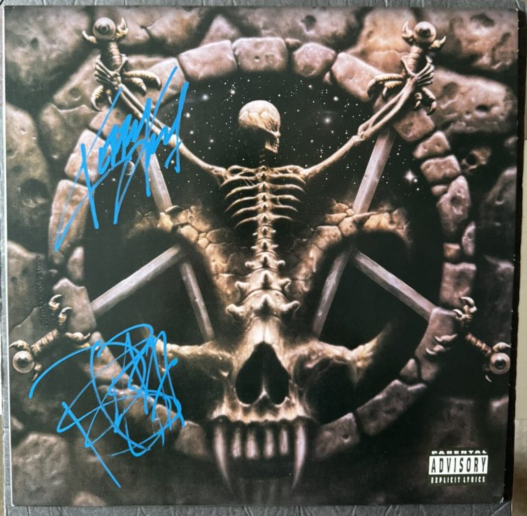 KERRY KING signed SLAYER Divine Intervention Vinyl Paul Bostaph Autographed JSA