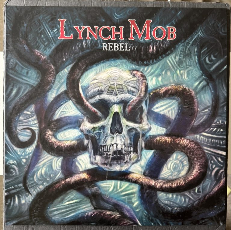 LYNCH MOB SIGNED REBEL VINYL LP GEORGE LYNCH AUTOGRAPHED DOKKEN JSA COA