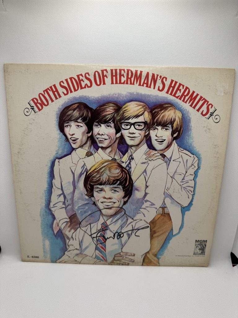 PETER NOONE Signed VINYL Autographed Both Sides Of Herman's Hermits JSA COA LP