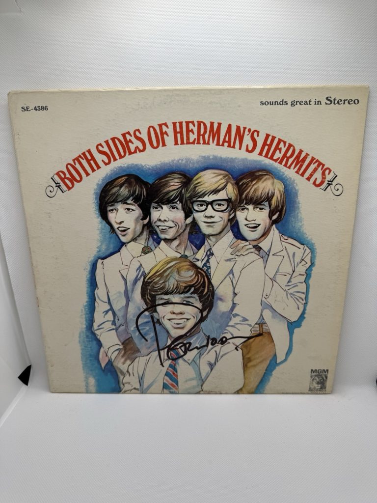 PETER NOONE Signed VINYL Autographed Both Sides Of Herman's Hermits JSA COA LP