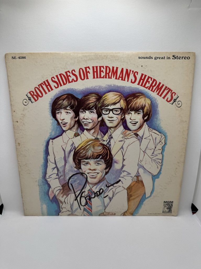 PETER NOONE Signed VINYL Autographed Both Sides Of Herman's Hermits JSA COA LP