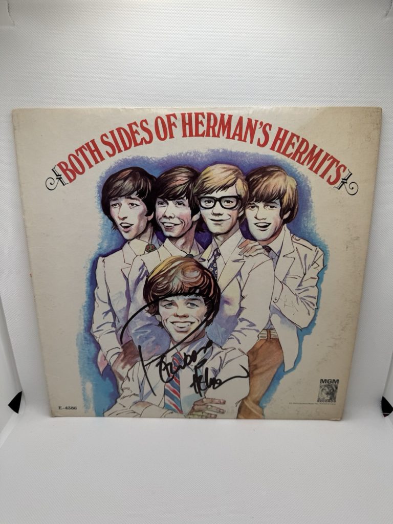 PETER NOONE Signed VINYL Autographed Both Sides Of Herman's Hermits JSA COA LP
