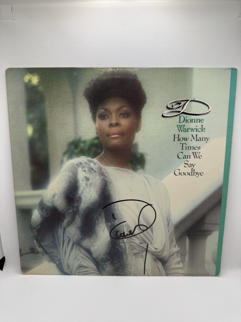 Dionne Warwick Signed Autographed How Many Times Can We Say Goodbye JSA COA Lp