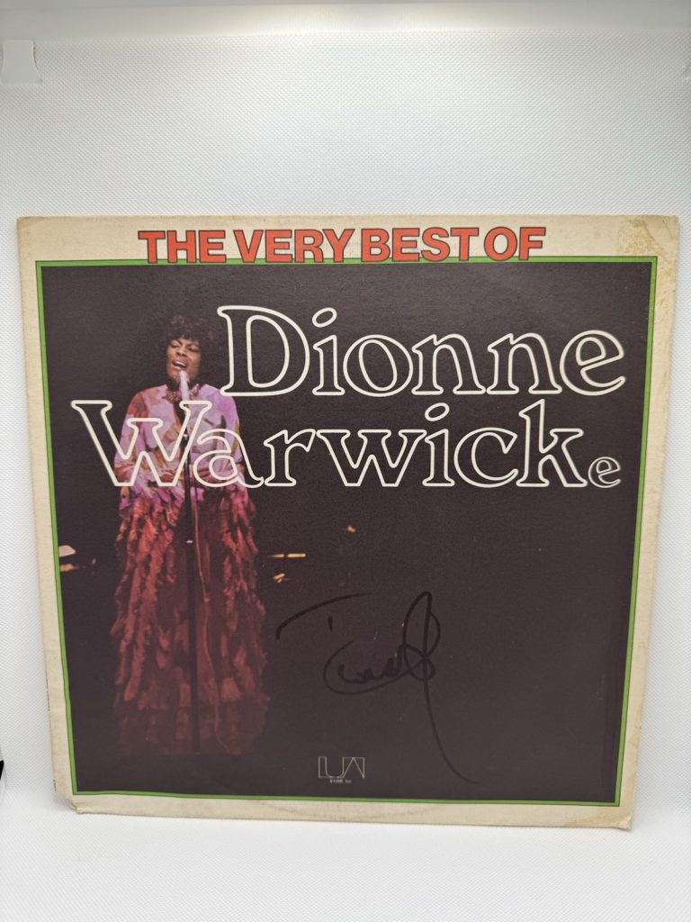 Dionne Warwick Signed Vinyl The Very Best Of Autographed JSA COA Album Record Lp