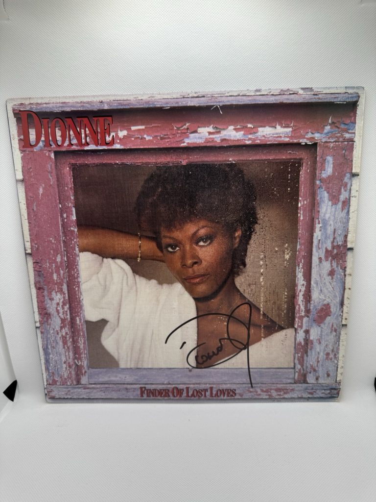 Dionne Warwick Signed Vinyl Finder Of Lost Loves Autographed JSA COA Album