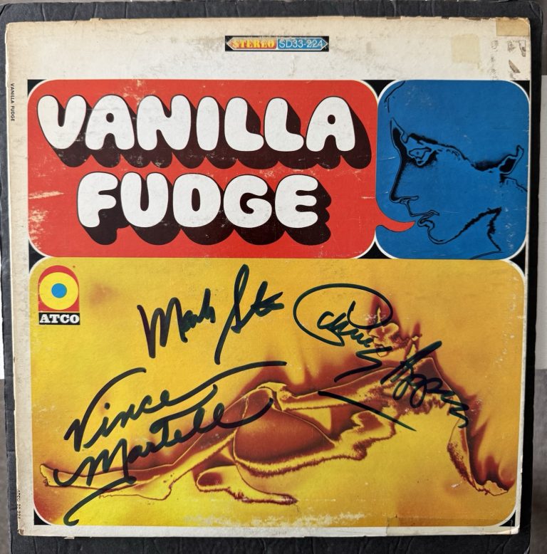 Vanilla Fudge Signed Vinyl Self Titled Autographed JSA COA Appice Stein Martell