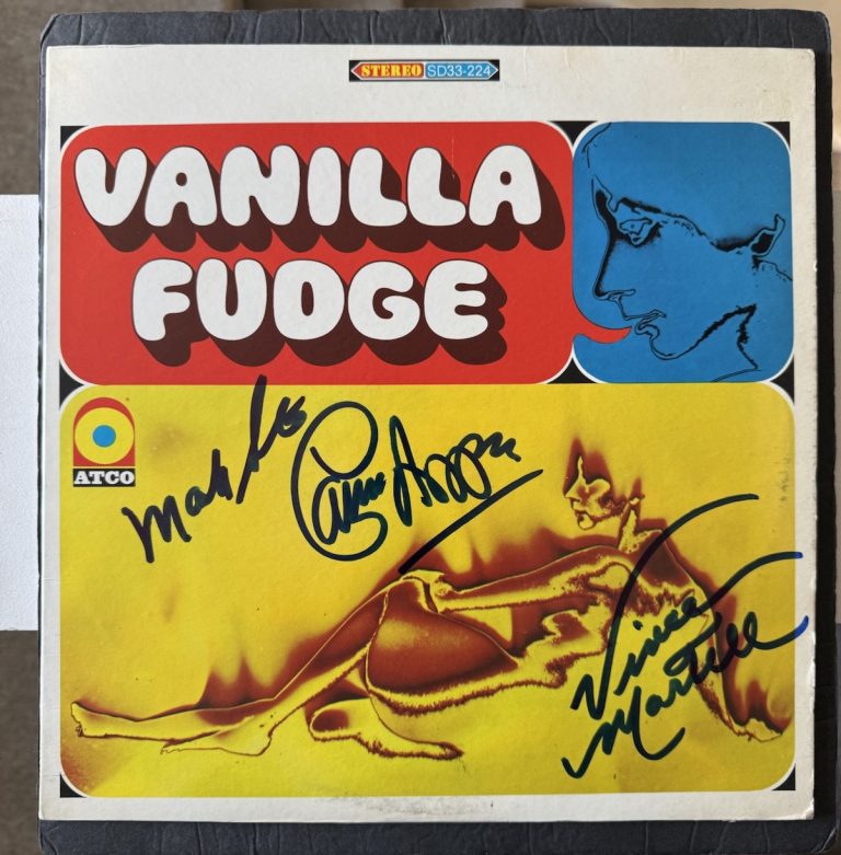 Vanilla Fudge Signed Vinyl Self Titled Autographed JSA COA Appice Stein Martell