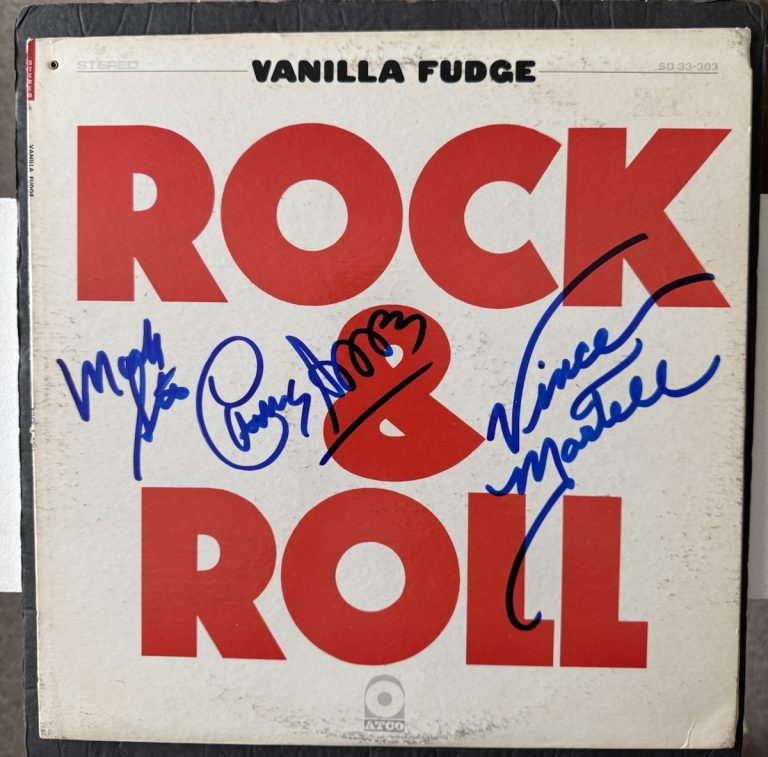 Vanilla Fudge Signed Vinyl Rock & Roll Autographed JSA COA Appice Stein Martell