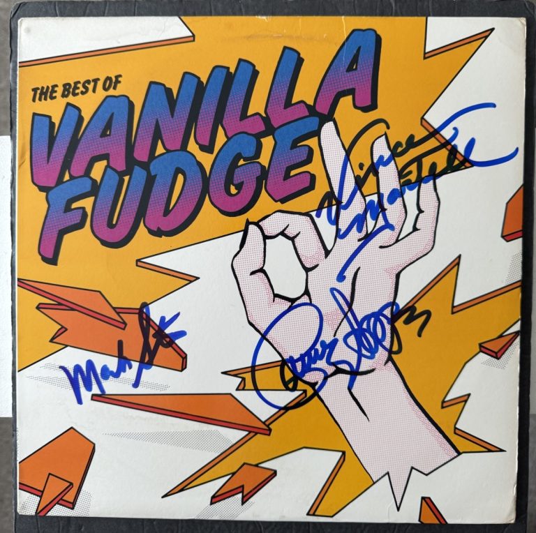 Vanilla Fudge Signed Vinyl The Best Of Autographed JSA COA Appice Stein Martell