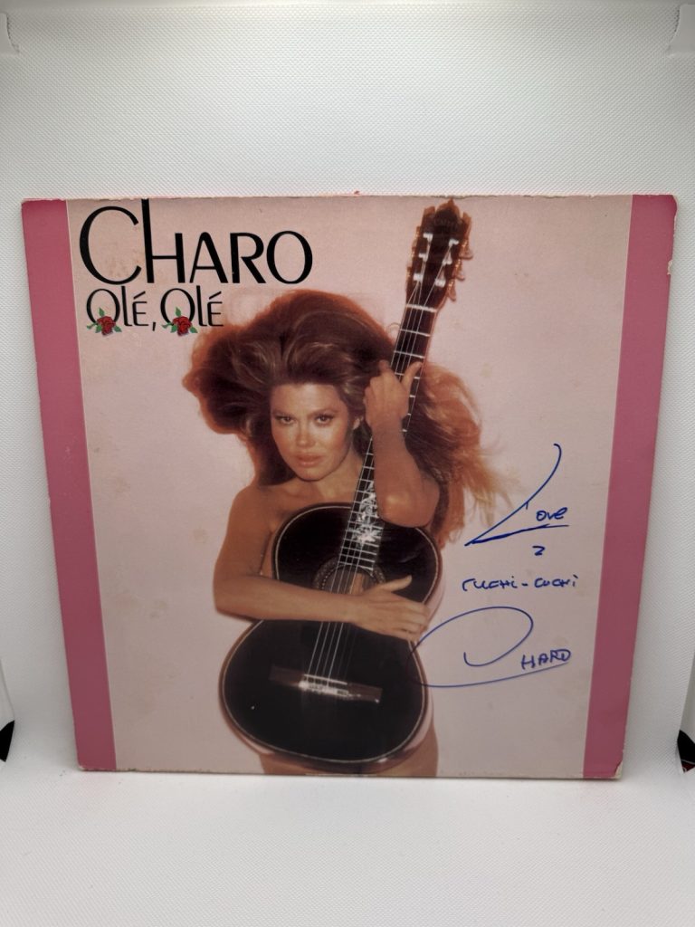 Charo Signed Vinyl Ole Ole Autographed JSA COA Hot Sexy Album Pink Record