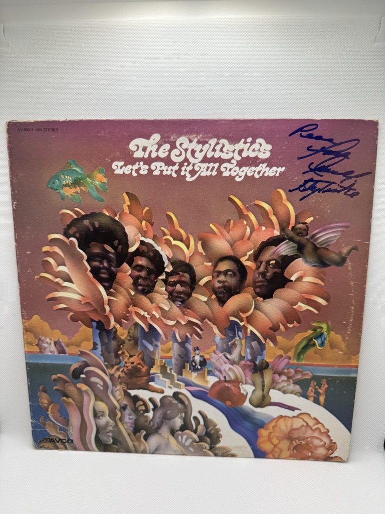 Russell Thompkins Jr Signed Vinyl THE STYLISTICS Let's Put It All Together JSA