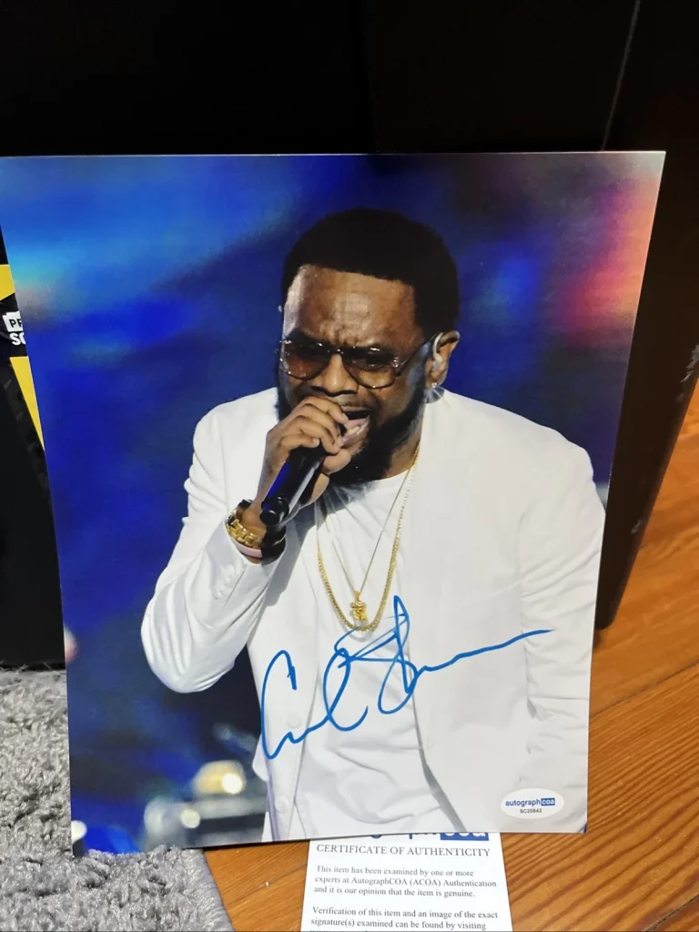 Carl Thomas SIGNED AUTO PHOTO PICTURE Music R&B Legend  Music ACOA CERTIFIED
