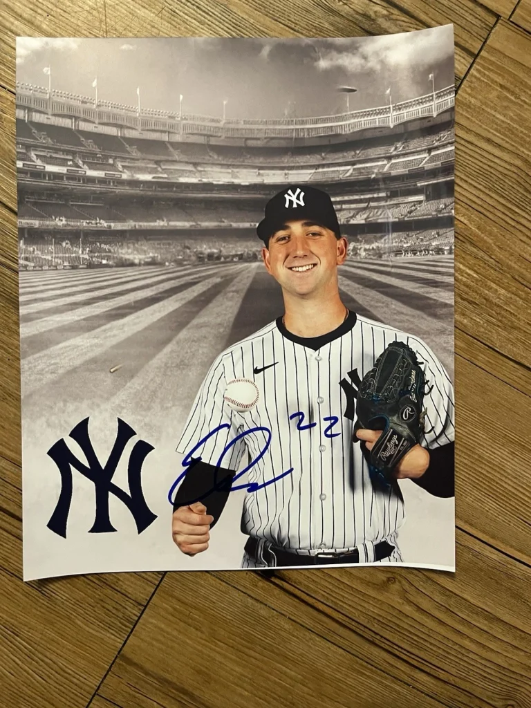 NEW YORK YANKEES- ERIC REYZELMAN SIGNED AUTOGRAPHED PHOTO COA PROSPECT