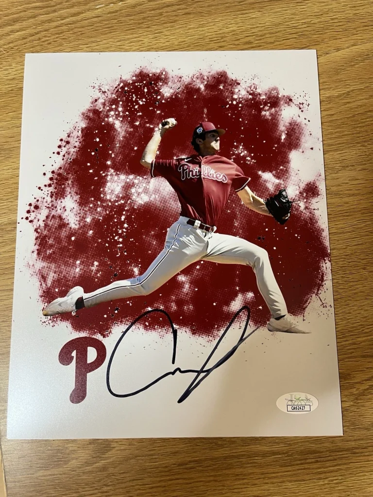PHILADELPHIA PHILLIES-ANDREW PAINTER SIGNED AUTOGRAPH PHOTO JSA COA PROSPECT