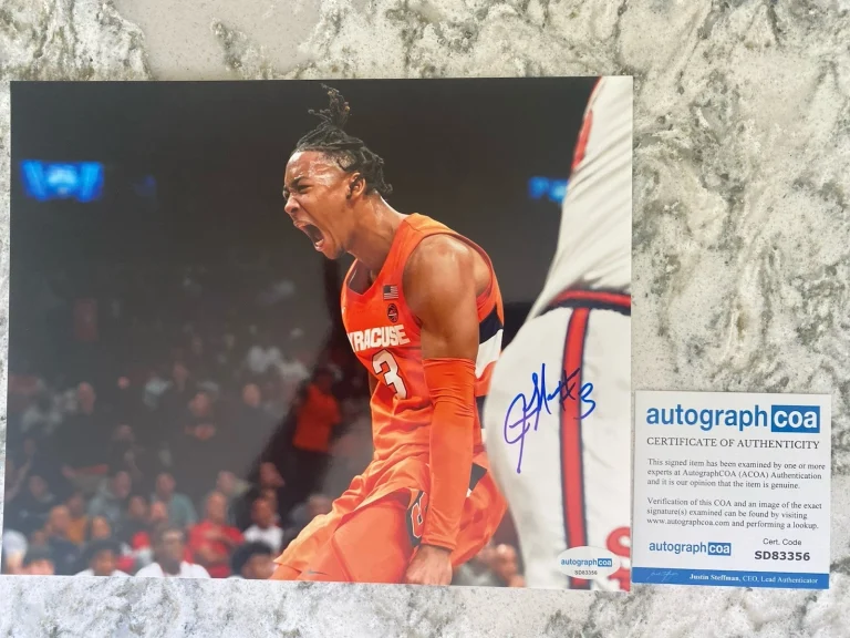 SYRACUSE ORANGE JUDAH MINTZ SIGNED AUTOGRAPHED PHOTO ACOA CERTIFIED