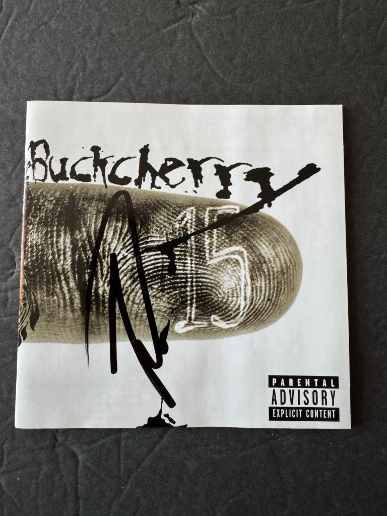 BUCKCHERRY SIGNED JOSH TODD CD 15 JSA COA AUTOGRAPHED