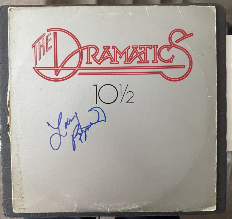 LJ REYNOLDS L.J. SIGNED VINYL THE DRAMATICS 10 1/2 JSA COA AUTOGRAPH RECORD LP
