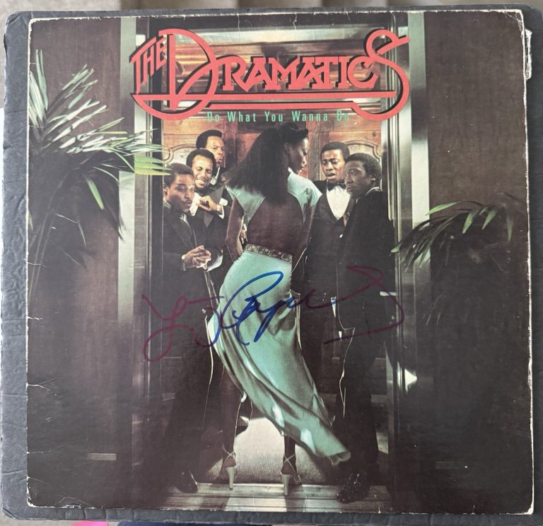 LJ REYNOLDS L.J. SIGNED VINYL THE DRAMATICS DO WHAT YOU WANNA DO JSA COA RECORD