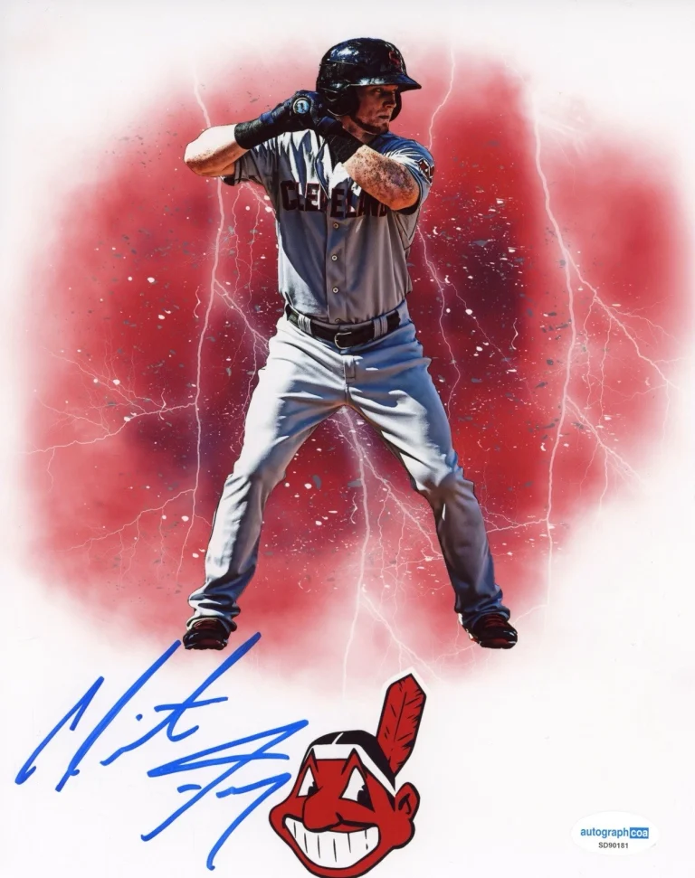 NEW YORK YANKEES INDIANS CLINT FRAZIER SIGNED AUTOGRAPHED PHOTO ACOA CERTIFIED