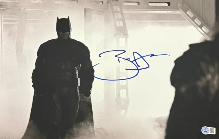 Ben Affleck Signed 11x17 Metallic Photo Batman Justice League Beckett Witness