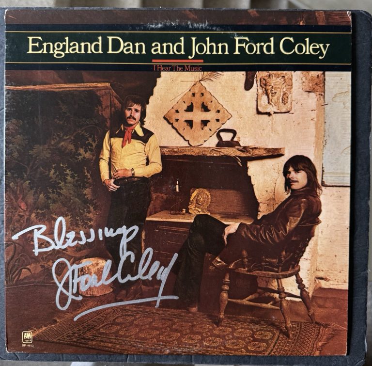 JOHN FORD COLEY SIGNED VINYL SELF TITLED JSA COA AUTOGRAPH RECORD ALBUM LP