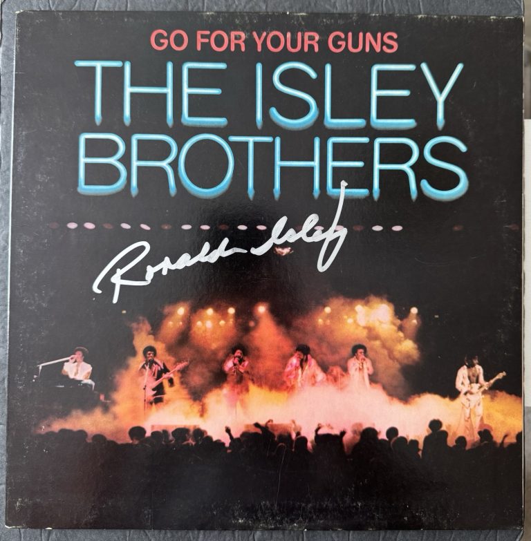 Ronald Isley Signed Vinyl The Isley Brothers Go For Your Guns Autograph JSA COA