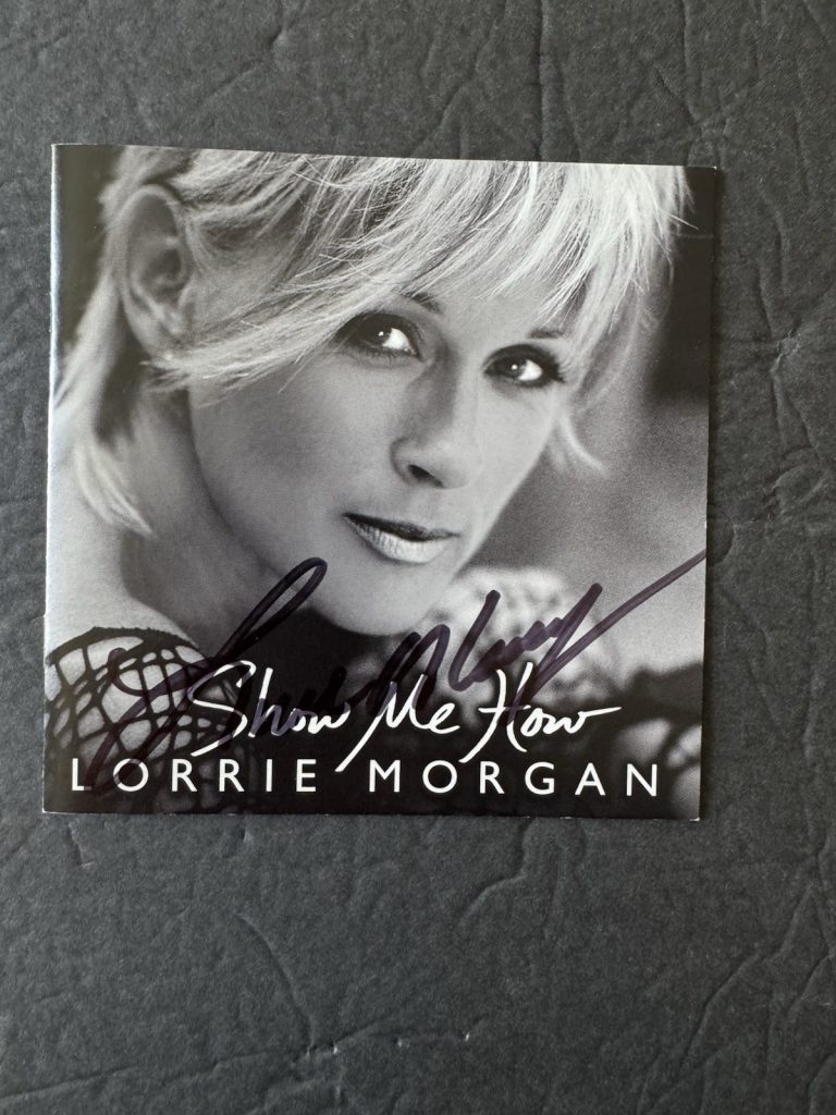 Lorrie Morgan Signed Cd Show Me How Autograph Country JSA COA Autographed