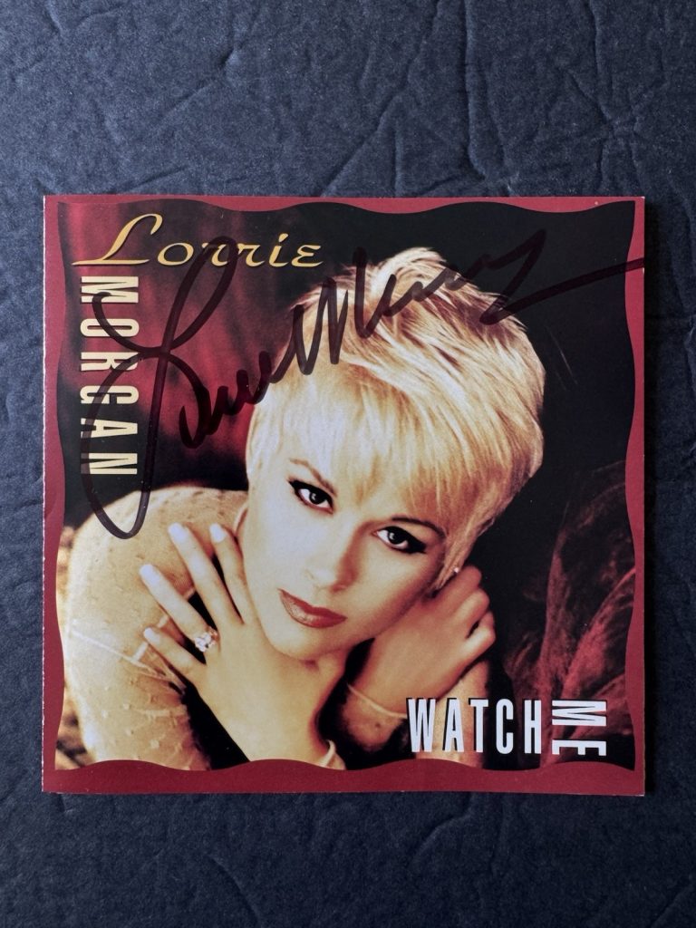 Lorrie Morgan Signed Cd Watch Me Autograph Country JSA COA Autographed