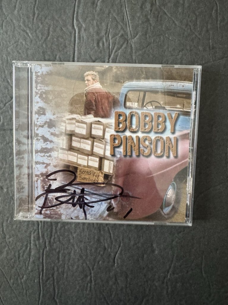 Bobby Pinson Signed CD Songs For Somebody Autographed Country