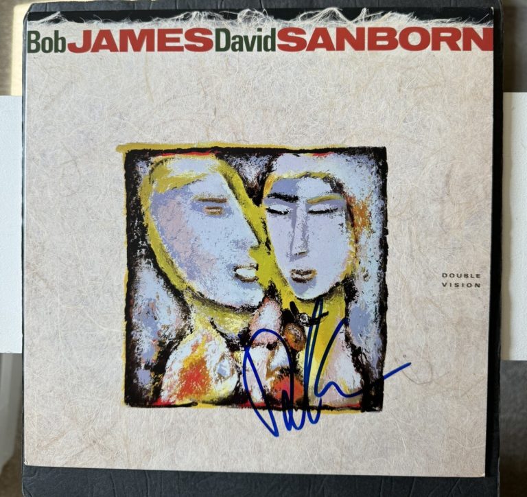 DAVID SANBORN SIGNED VINYL DOUBLE VISION JAZZ JSA COA AUTOGRAPHED ALBUM RECORD