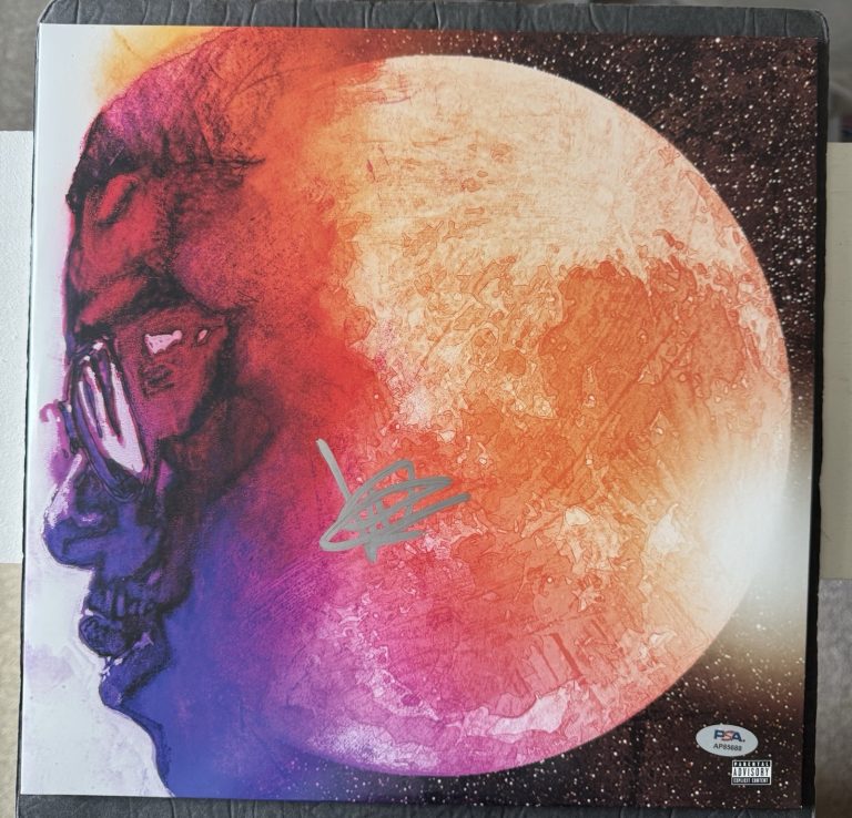 Kid Cudi Signed Autographed Man On The Moon: The End Of Day Vinyl Record PSA/DNA