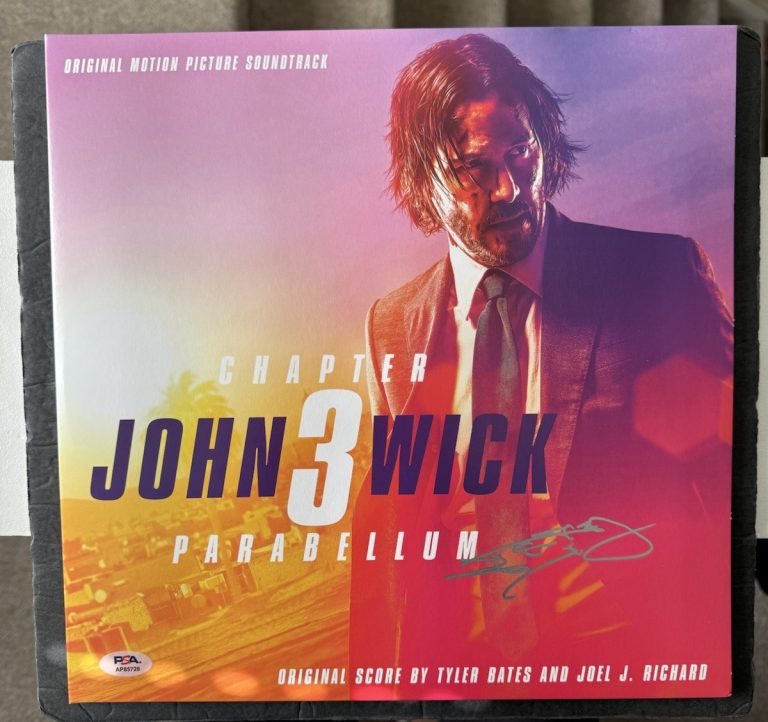 Tyler Bates Signed Autographed John Wick 3 Soundtrack Vinyl PSA/DNA COA composer