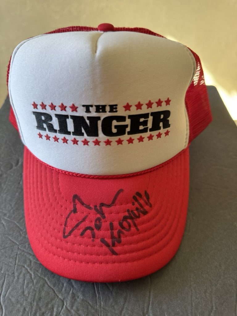 Johnny Knoxville Signed The Ringer Baseball Hat Promo Autograph PSA/DNA Jackass