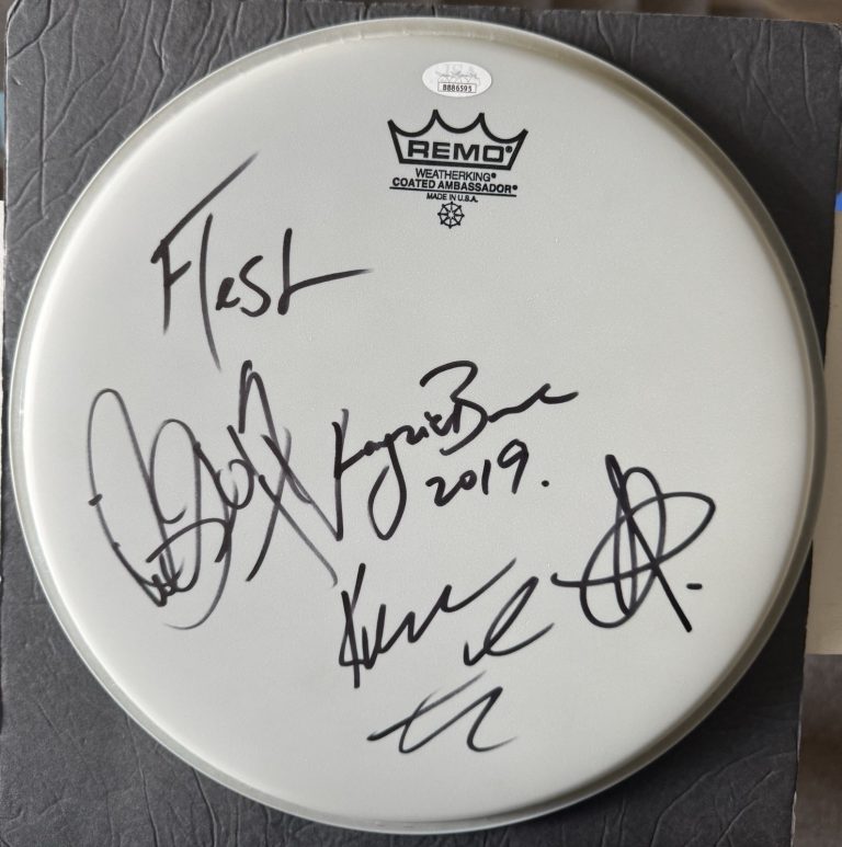 Bone Thugs N Harmony Signed drumhead All Bizzy, Krayzie, Wish, Flesh, Layzie JSA