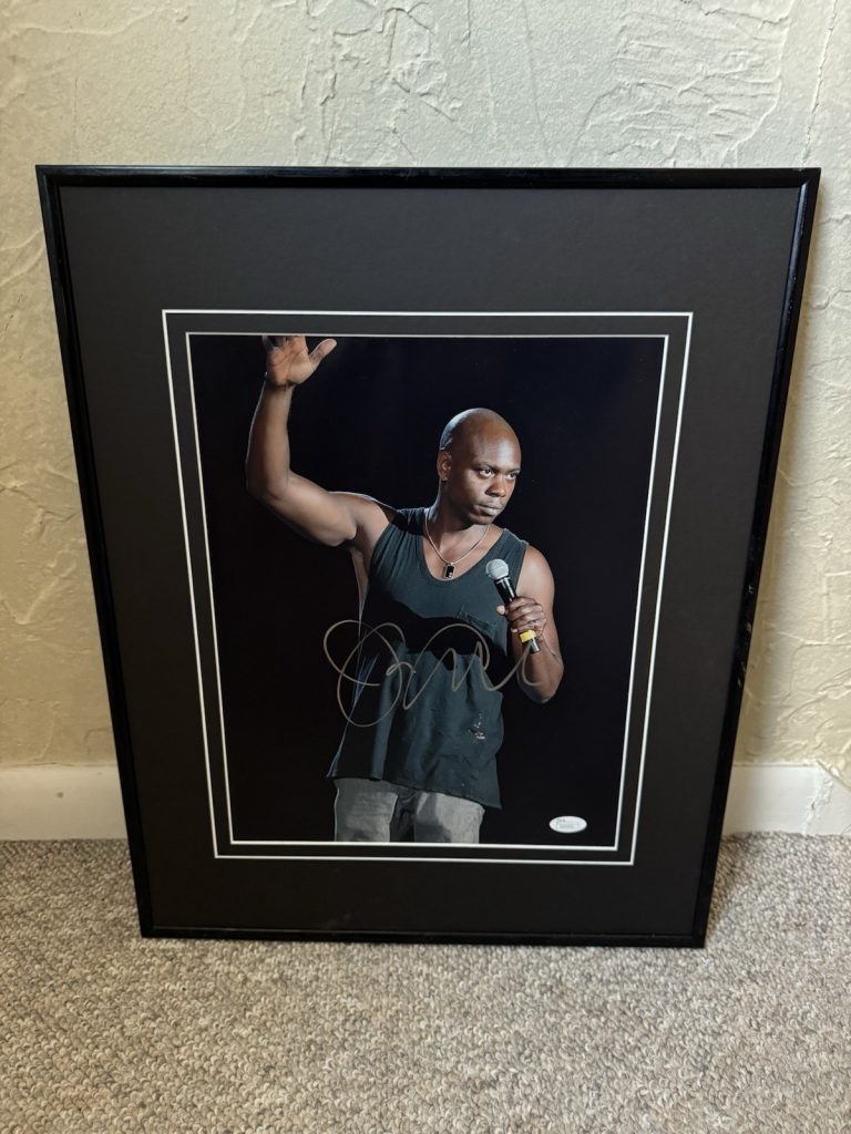 Dave Chappelle Signed 11x14 Photo Framed Comedy JSA COA Autograph Comedian READ
