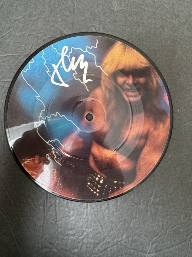 Thor Vinyl Let The Blood Run Red Signed by Thor 7