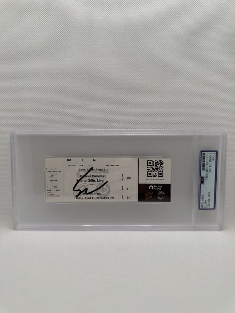 Shane Gillis Signed Ticket Slabbed PSA/DNA Autograph Slab Comedian Comedy
