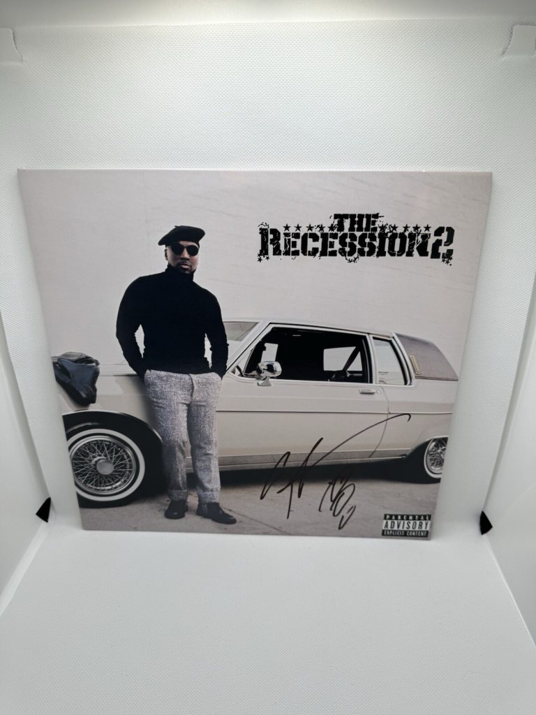 Young Jeezy Autographed Vinyl Record Album The Recession 2 Rap Music JSA COA ⛄️