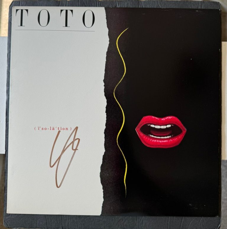 Steve Lukather Signed Vinyl Isolation Toto Autographed JSA COA Album Record Lp