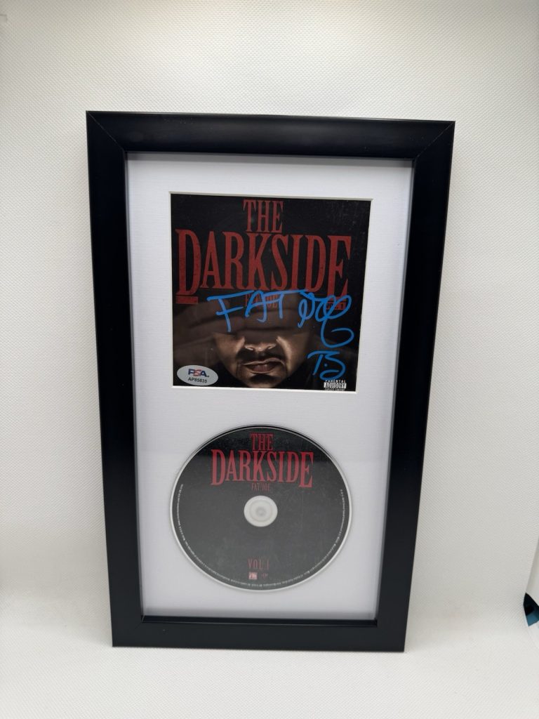 FAT JOE SIGNED THE DARKSIDE CD AUTOGRAPH PSA/DNA COA FRAMED RAP RAPPER