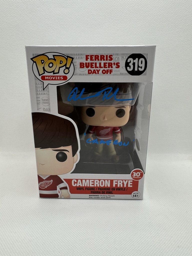 Alan Ruck Signed Ferris Beuller's Day Off Funko Pop JSA Inscription EXACT PROOF