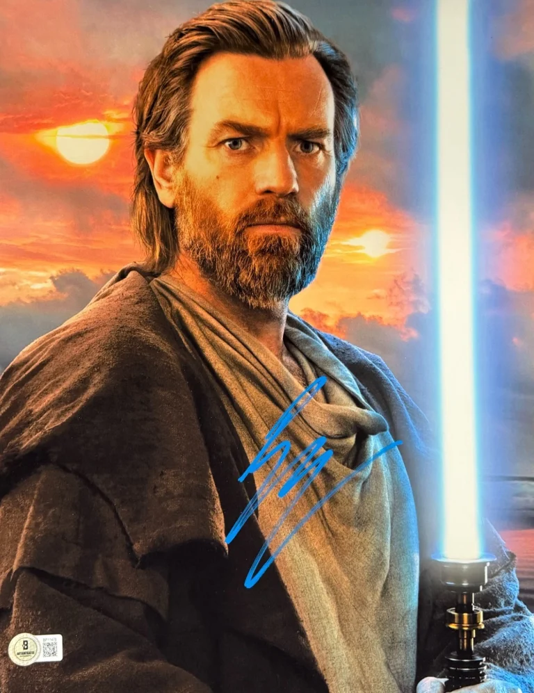 Ewan McGregor Signed 11x14 Photo Obi-Wan Kenobi Star Wars Autograph Beckett