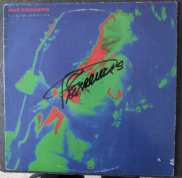 PAT TRAVERS BAND Signed Vinyl Radio Active Autograph Record PSA/DNA COA Album